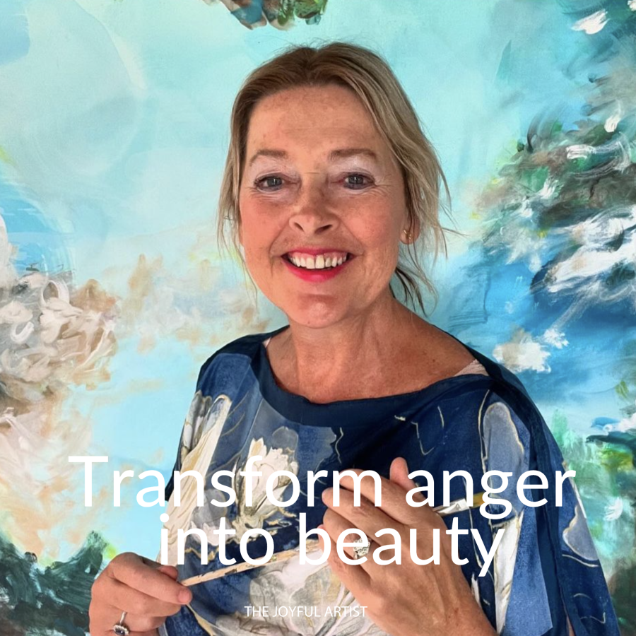 Transform anger into beauty